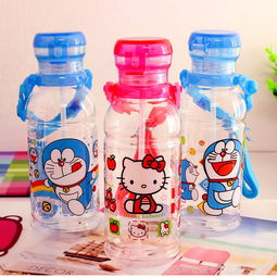 夏日必备 混批Hello Kitty卡通儿童吸管杯，萌趣与实用并存
